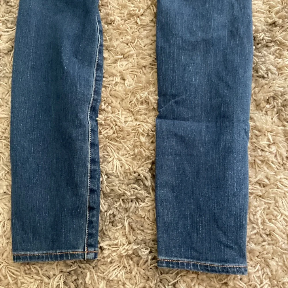 American Eagle Next Level Stretch Distressed Skinny Jeans Blue Size 0 Regular